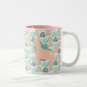 Rainbows and Unicorns Two-Tone Coffee Mug