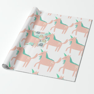 Rainbows and Unicorns Wrapping Paper