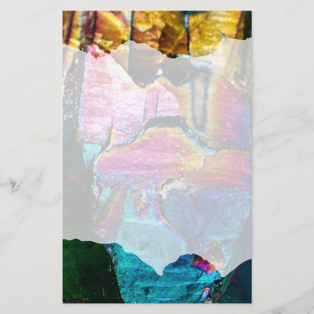 Rainbows of Stone  Stationery (Front)