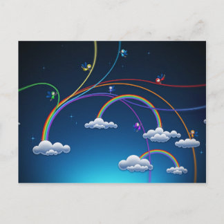 Rainbows Postcard