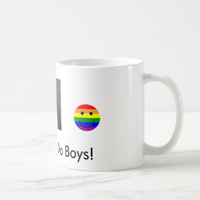 rainbowsmiley, rainbowsmiley, rain... - Customised Coffee Mug (Right)
