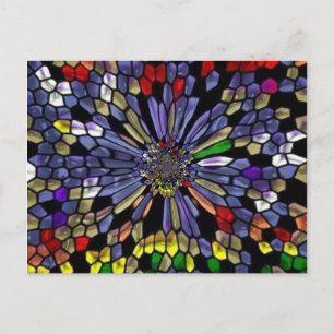Rainbowstainedglass Postcard