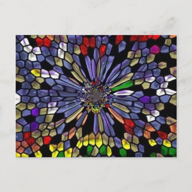Rainbowstainedglass Postcard (Front)