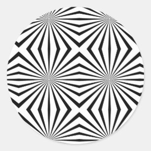 Rainbowtruth Live Hallucinations Optical Illusion Classic Round Sticker