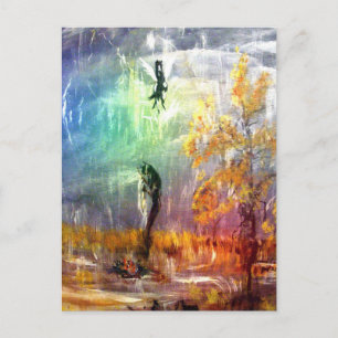 "Raindancer" Vertical Postcard