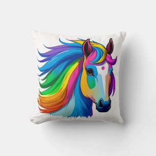 Raindbow Horse Cushion