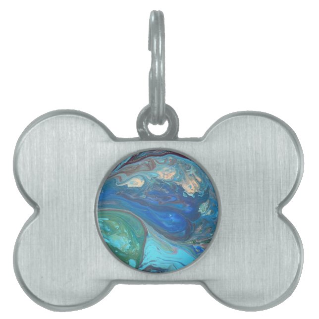 Raindrop Pet ID Tag (Front)