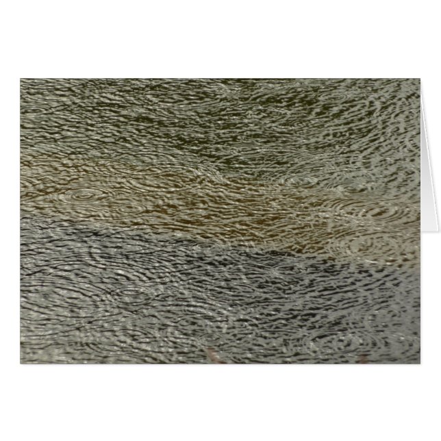 Raindrop Ripples Abstract Nature Photography (Front Horizontal)