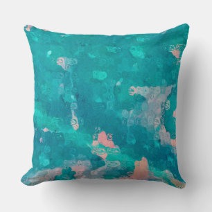Raindrops Abstract Cushion
