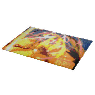 Raindrops Abstract Cutting Board