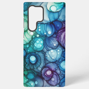 Raindrops Alcohol Ink Samsung Galaxy Case