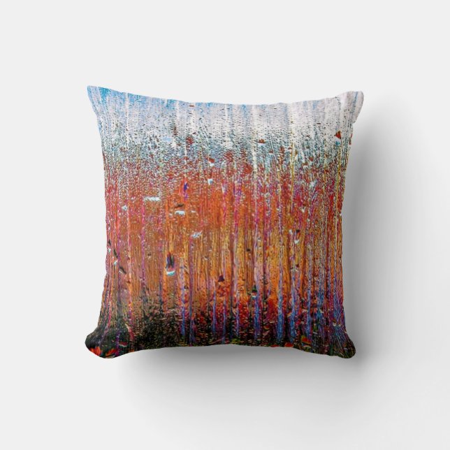 Raindrops Art Cushion (Front)