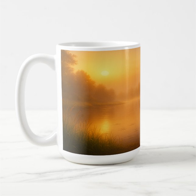 Raindrops at Golden Hour Coffee Mug (Left)