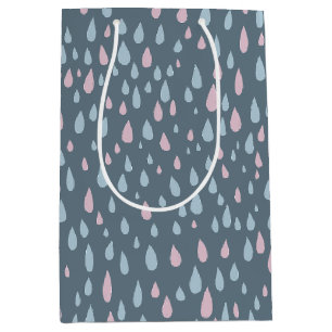 Raindrops Baby Shower Gift Medium Gift Bag