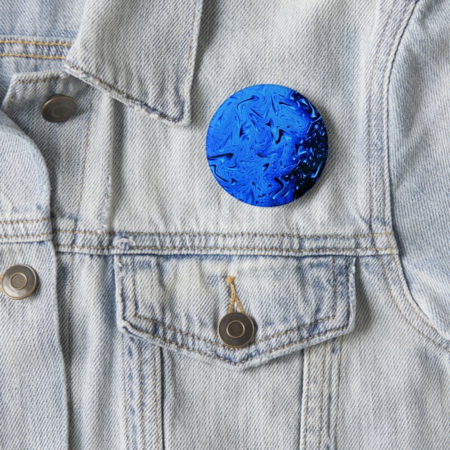 Raindrops by Shirley Taylor 6 Cm Round Badge (In Situ)