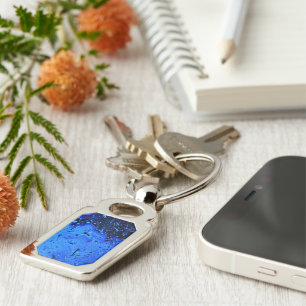 Raindrops by Shirley Taylor Key Ring