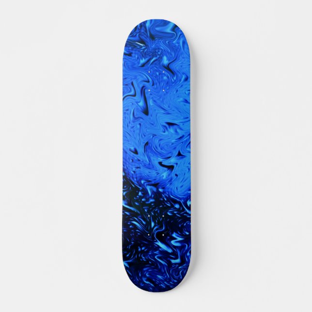 Raindrops by Shirley Taylor Skateboard (Front)