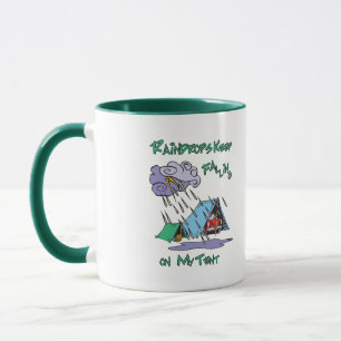 Raindrops Camping Mug