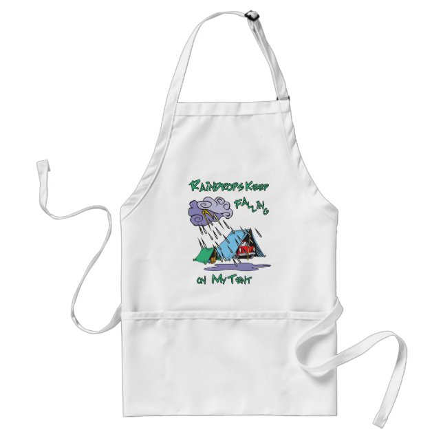 Raindrops Camping Standard Apron (Front)