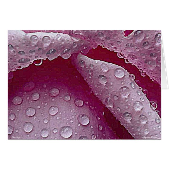 Raindrops -Card- (Front Horizontal)