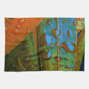 Raindrops Go Tropical Tea Towel
