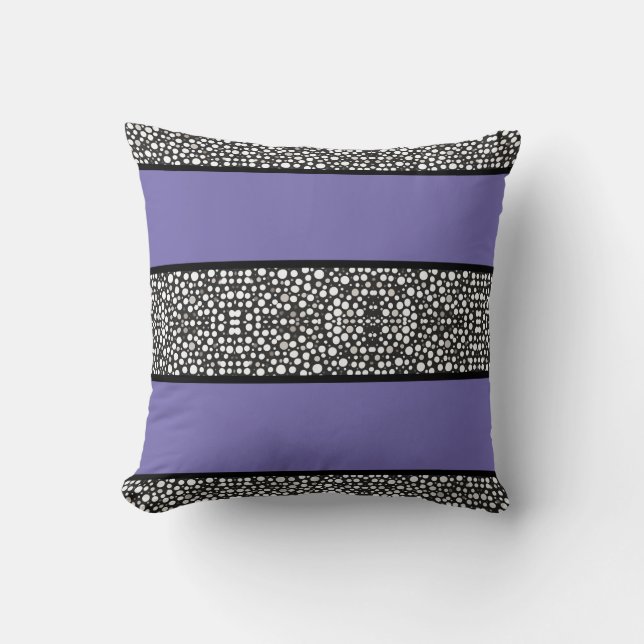 Raindrops I Big Stripes Horizontal  Cushion (Front)
