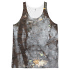 Raindrops in Pond All Over Tank Top