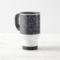 Raindrops on blue grey Metal