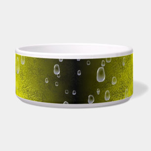 Raindrops on gold and black