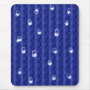 Raindrops on Metal Mouse Pad