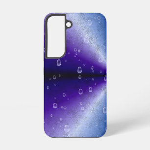 Raindrops on Purple Rainbow Samsung Galaxy Case
