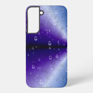 Raindrops on Purple Rainbow Samsung Galaxy Case