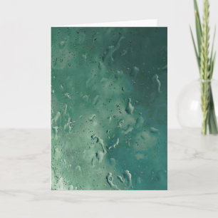 raindrops on the window card
