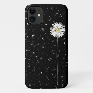 raindrops on white daisy Case-Mate iPhone case