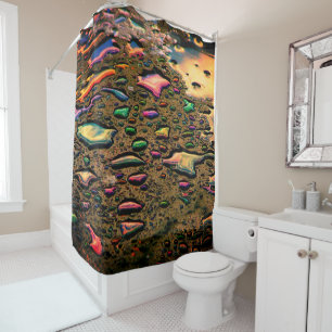 Raindrops Shower Curtain
