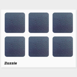 Raindrops Square Sticker