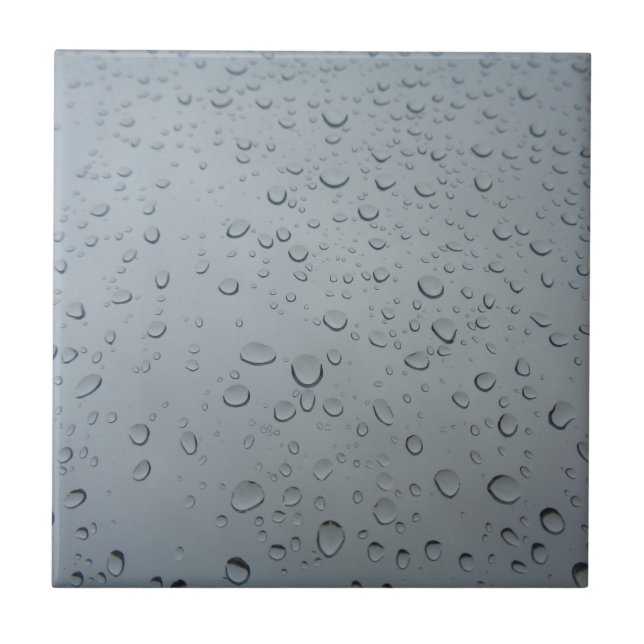 Raindrops, Water Drops, Rainy Window, Raining Tile (Front)