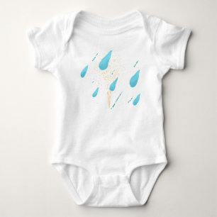  Raindrops Weather Baby Bodysuit