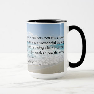 Rainer Maria Rilke Love Quote Coffee Mug