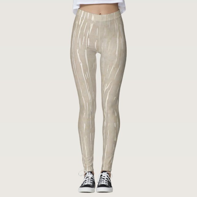 Rainfall Chic - Capture nature's elegant drippings Leggings (Front)