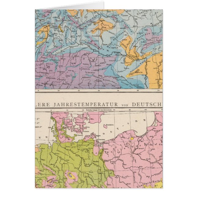 Rainfall map of Germany (Front)