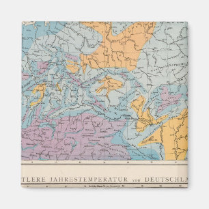Rainfall map of Germany Magnet