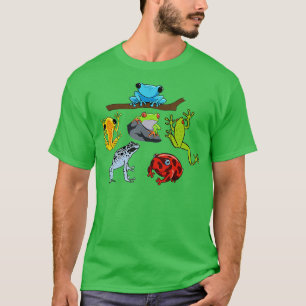 Rainforest Animals Amphibian Collection Toads Frog T-Shirt