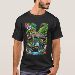 Rainforest Cafe, animal and coffe, Atlantic City R T-Shirt