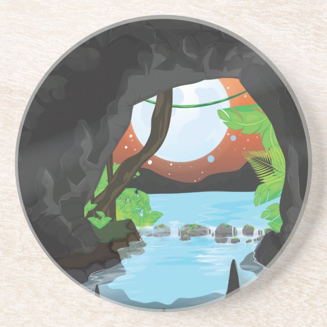 Rainforest Cave Coaster (Front)
