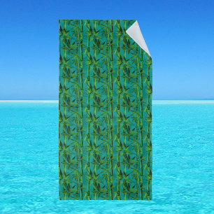 Rainforest Dreams Tropical Bamboo Forest Beach Towel