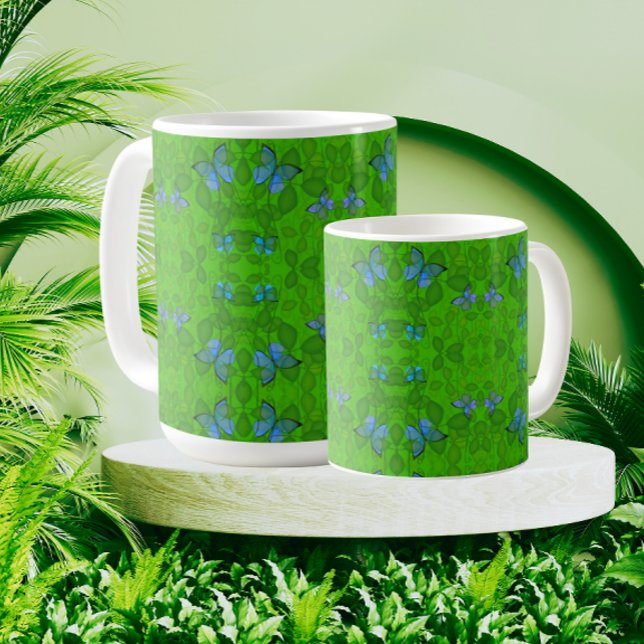 Rainforest Dreams Tropical Vine Butterfly  Coffee Mug (Creator Uploaded)