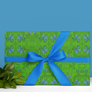 Rainforest Dreams Vine Butterfly All Occasion Wrapping Paper