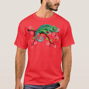 Rainforest Flower Chameleon T-Shirt