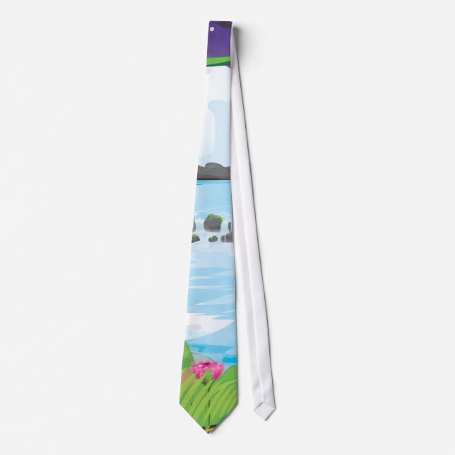 Rainforest River Tie (Front)